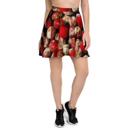 Crimson Relic on a Skater Skirt