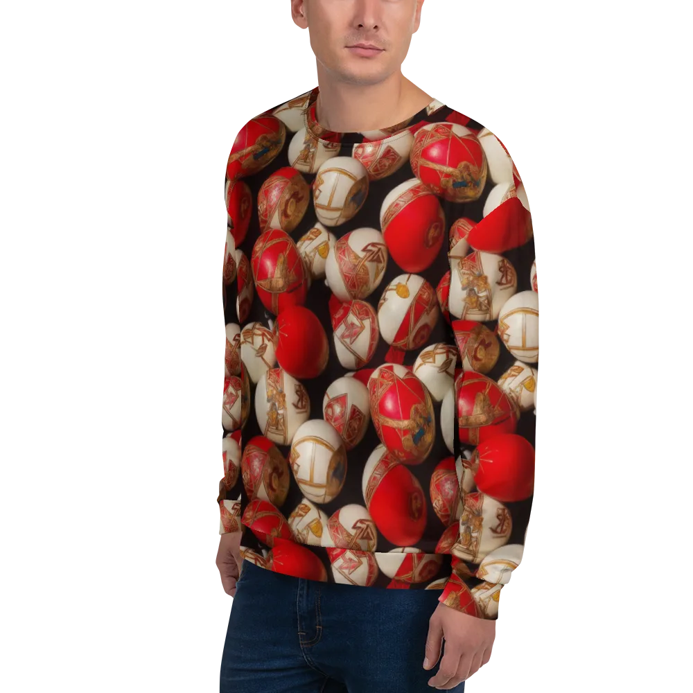 Crimson Relic on Sweatshirt — Left Front