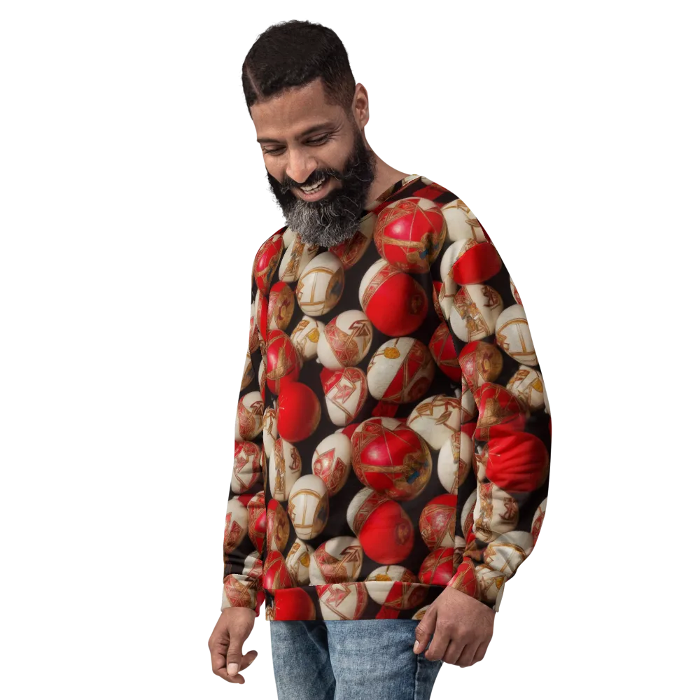 Crimson Relic on Sweatshirt — Left Front