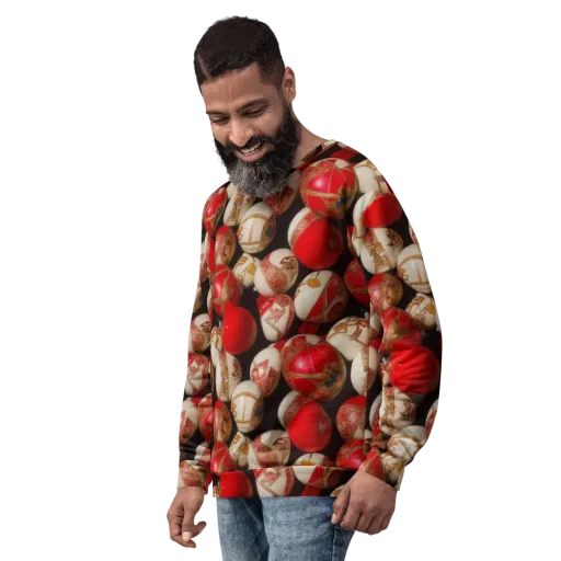 Crimson Relic on a Sweatshirt