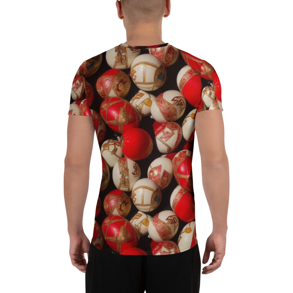 Crimson Relic on Men's Athletic T-Shirt — Back