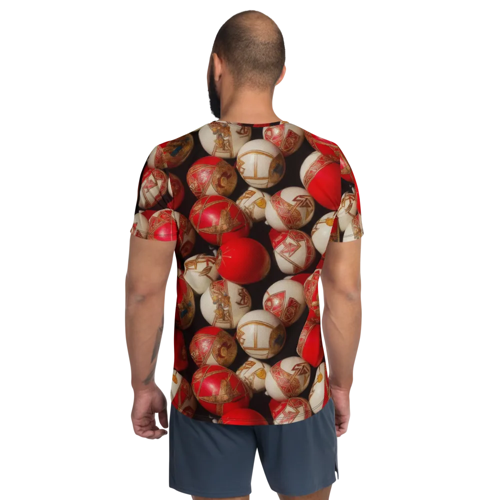 Crimson Relic on Men's Athletic T-Shirt — Back