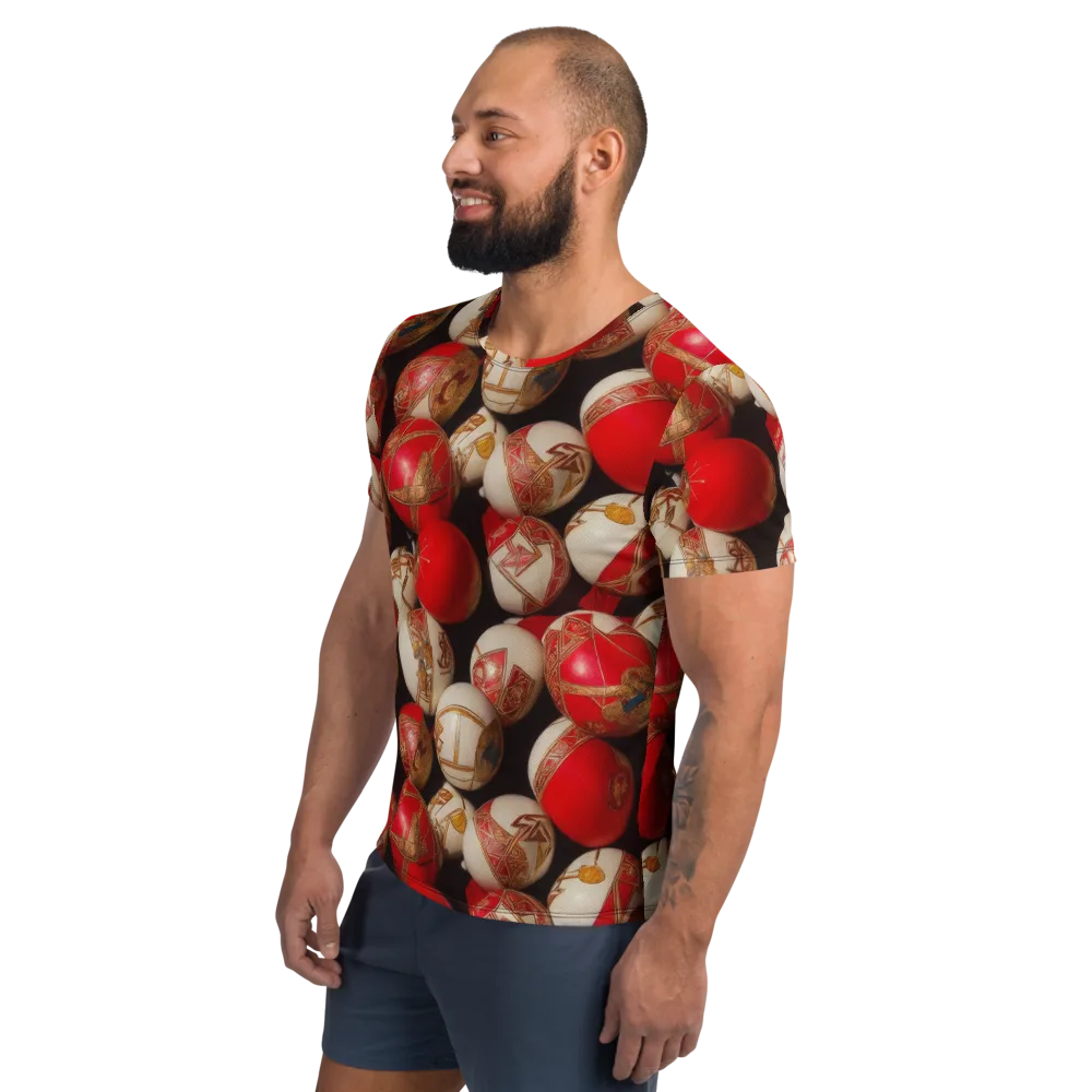 Crimson Relic on Men's Athletic T-Shirt — Left