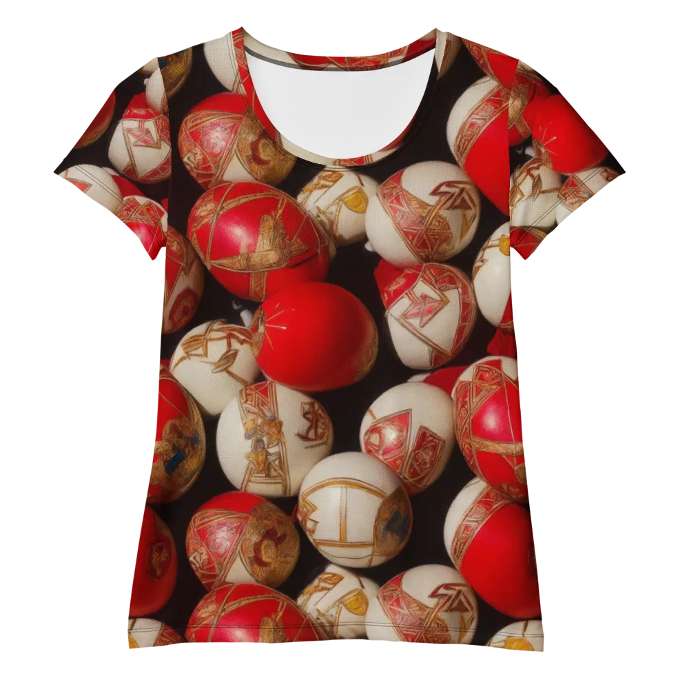 Crimson Relic on Women's Athletic T-Shirt — Front
