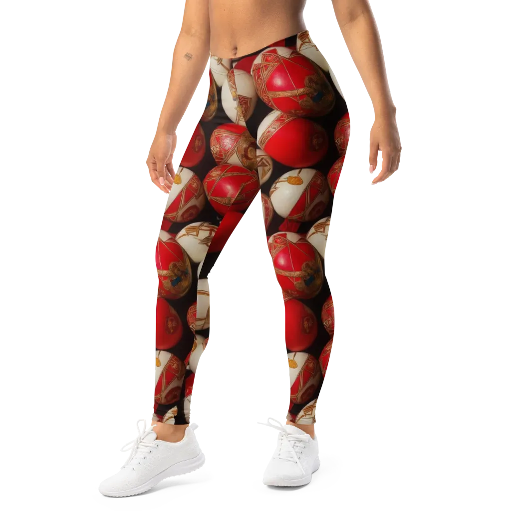 Crimson Relic on Leggings — Left Front