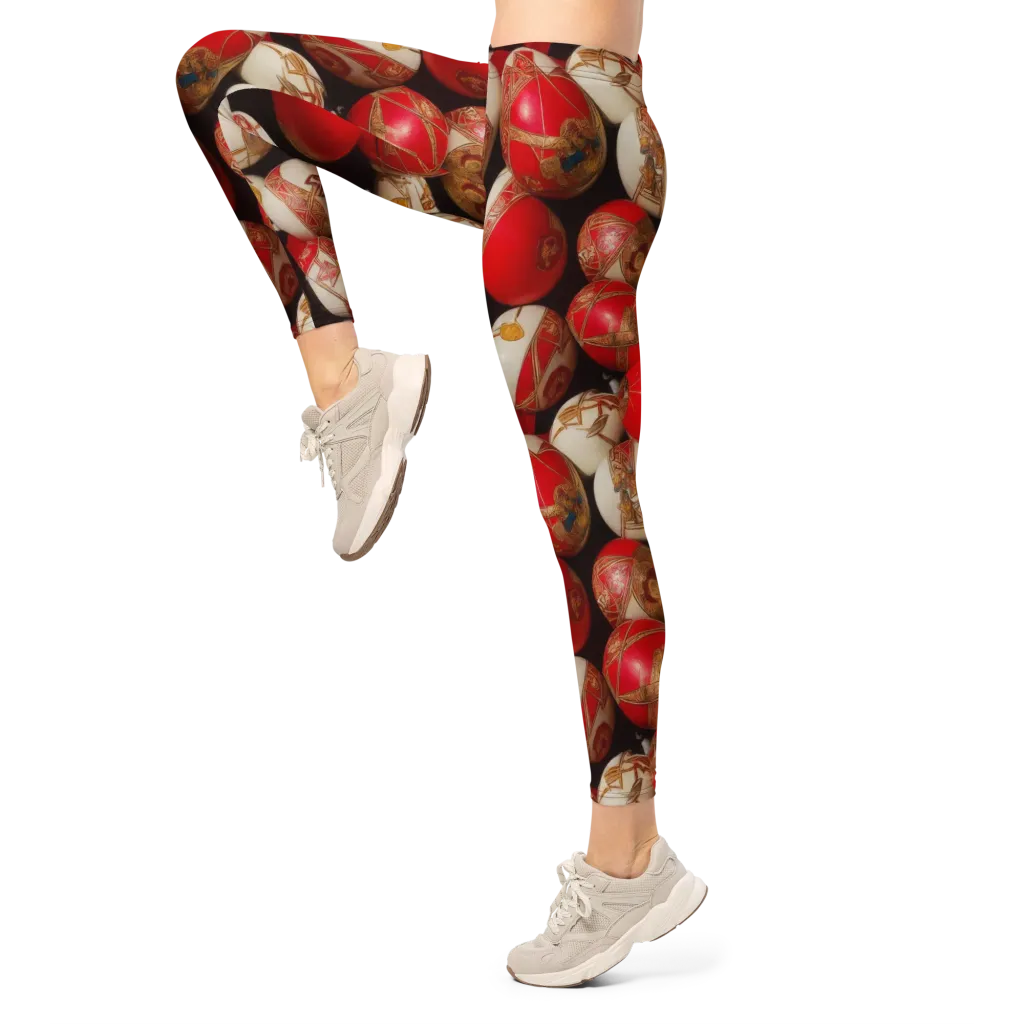 Crimson Relic on Leggings — Left