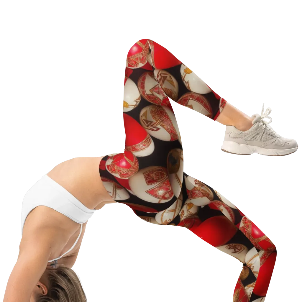 Crimson Relic on Leggings — Right
