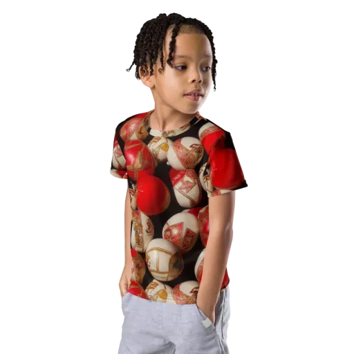 Crimson Relic on a Kids Crew Neck T-Shirt