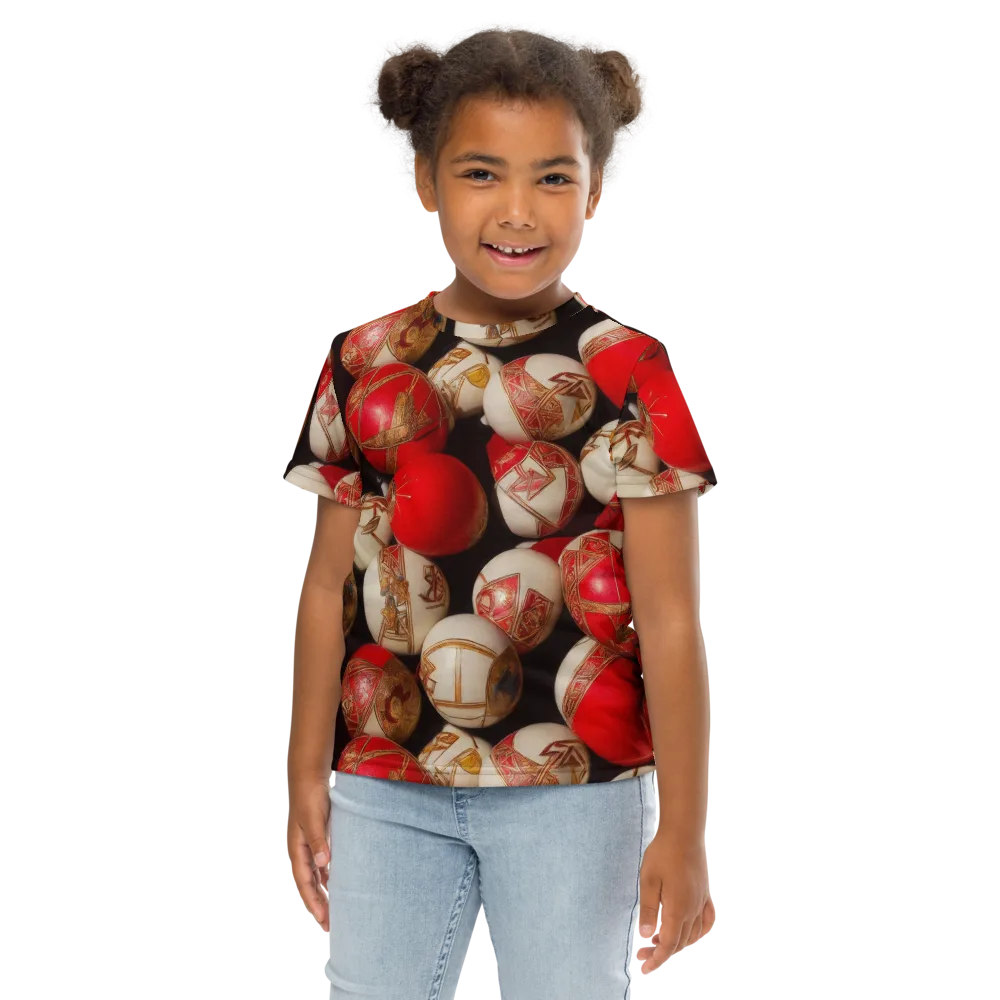 Crimson Relic on Kids Crew Neck T-Shirt — Front