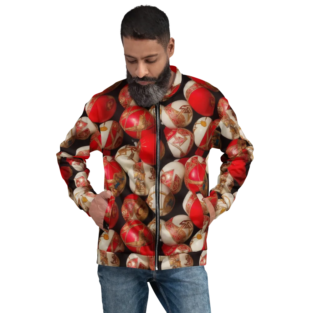 Crimson Relic on Bomber Jacket — Front