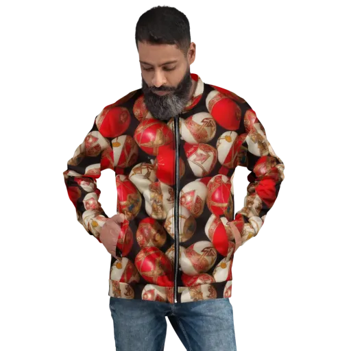 Crimson Relic on a Bomber Jacket