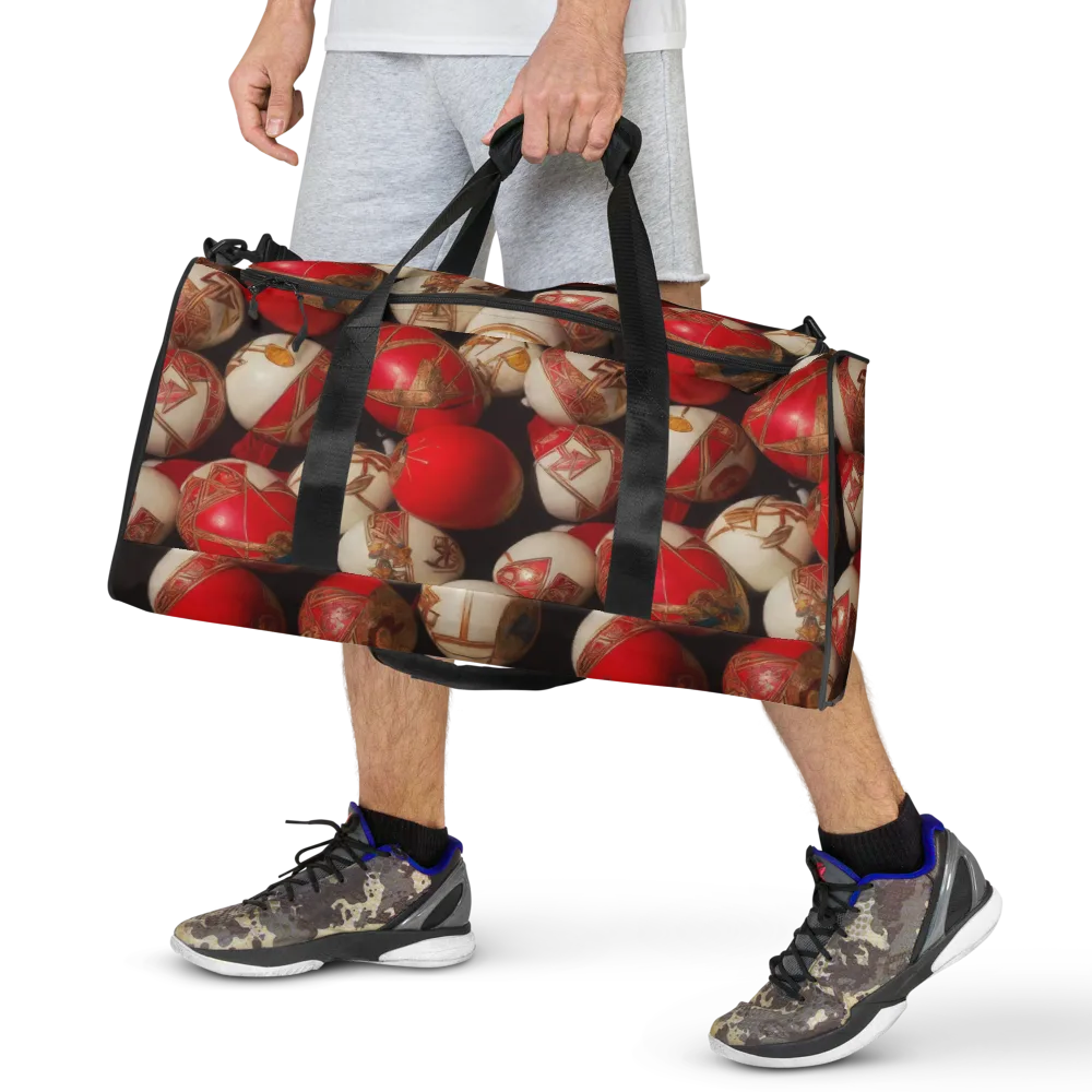 Crimson Relic on Duffle Bag — Front