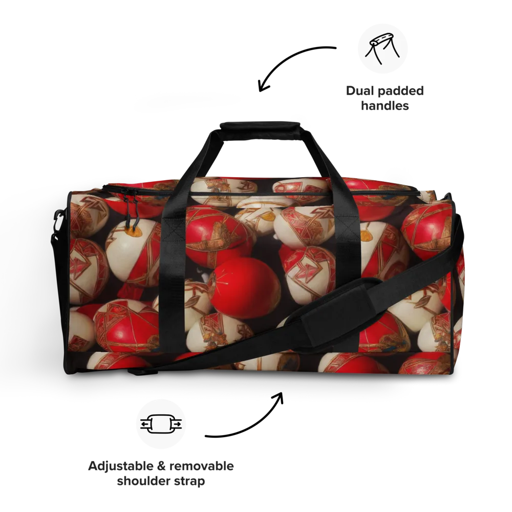 Crimson Relic on Duffle Bag — Front