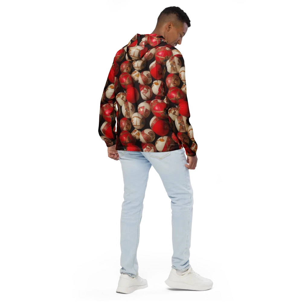 Crimson Relic on Men's Windbreaker — Back