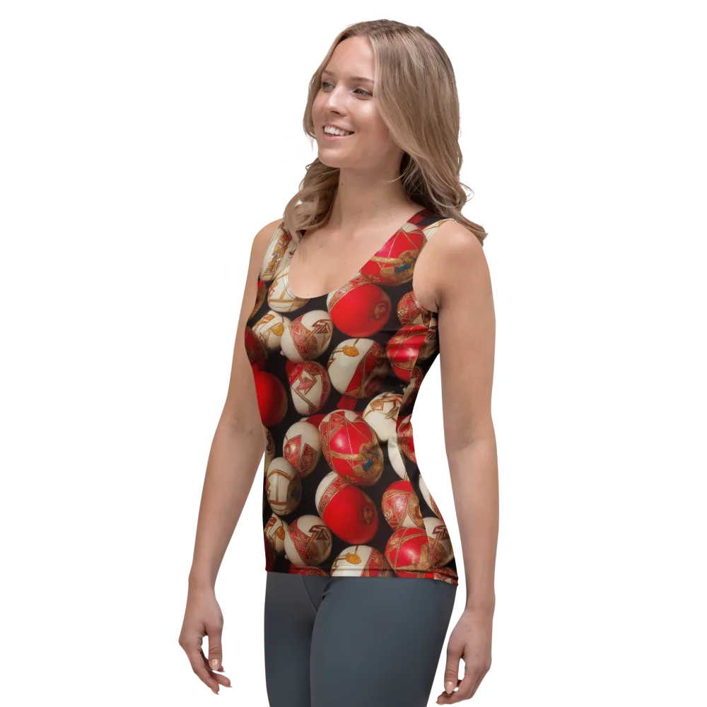 Crimson Relic on Women's Tank Top — Left Front