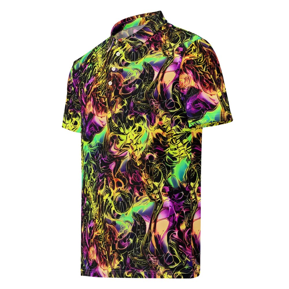 Hypercolor Wilds on Men's Slim Fit Polo Shirt — Left Front