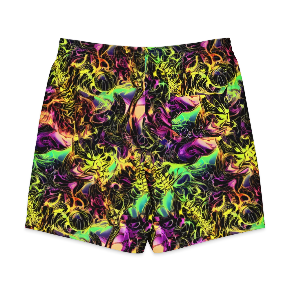 Hypercolor Wilds on Men's Board Shorts — Back