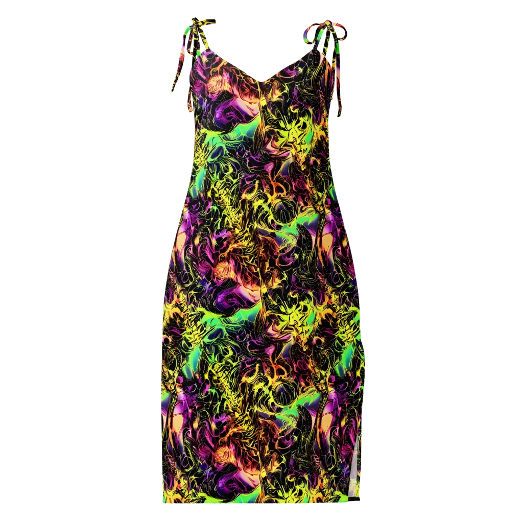 Hypercolor Wilds on Slip Dress — Front