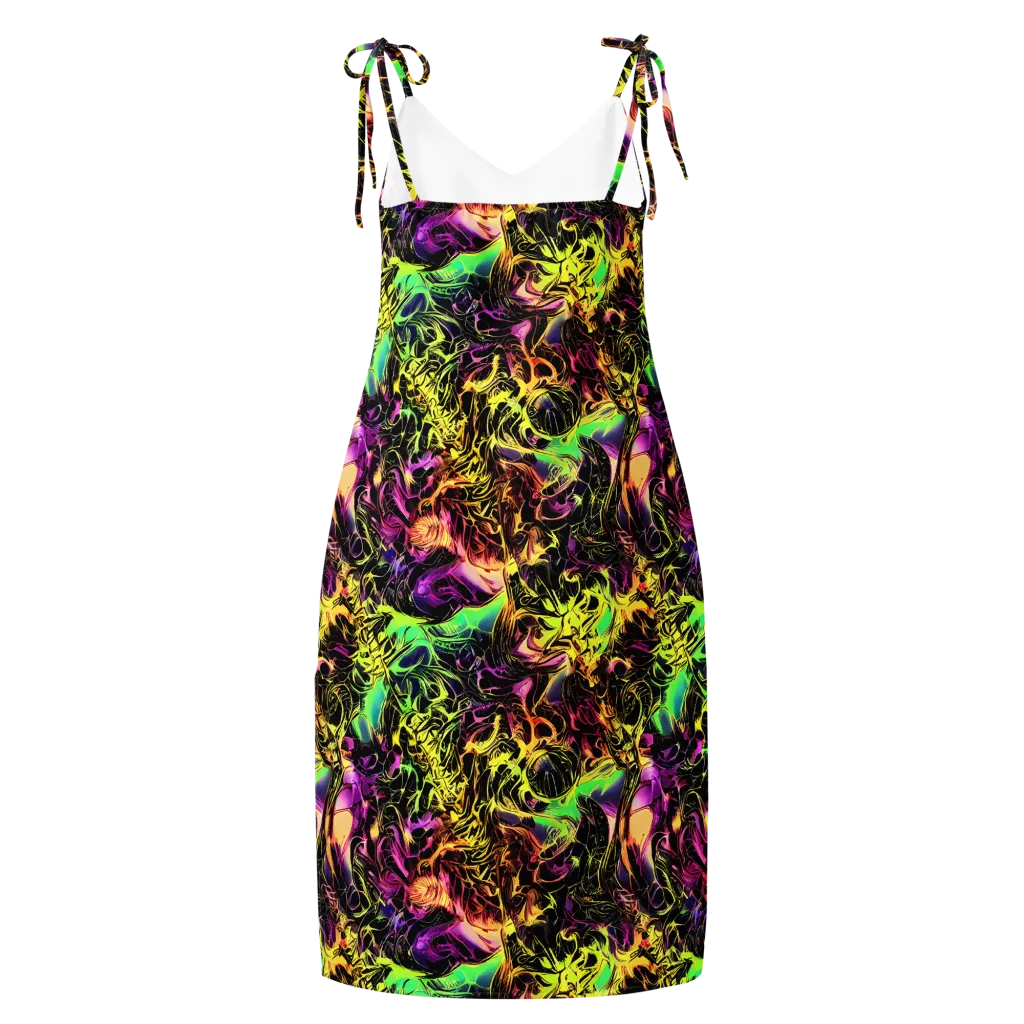 Hypercolor Wilds on Slip Dress — Back