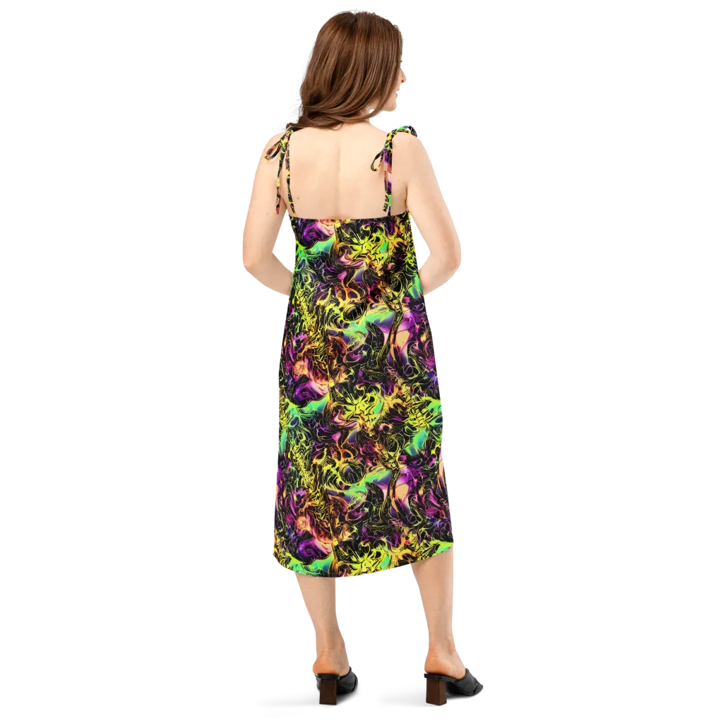 Hypercolor Wilds on Slip Dress — Back