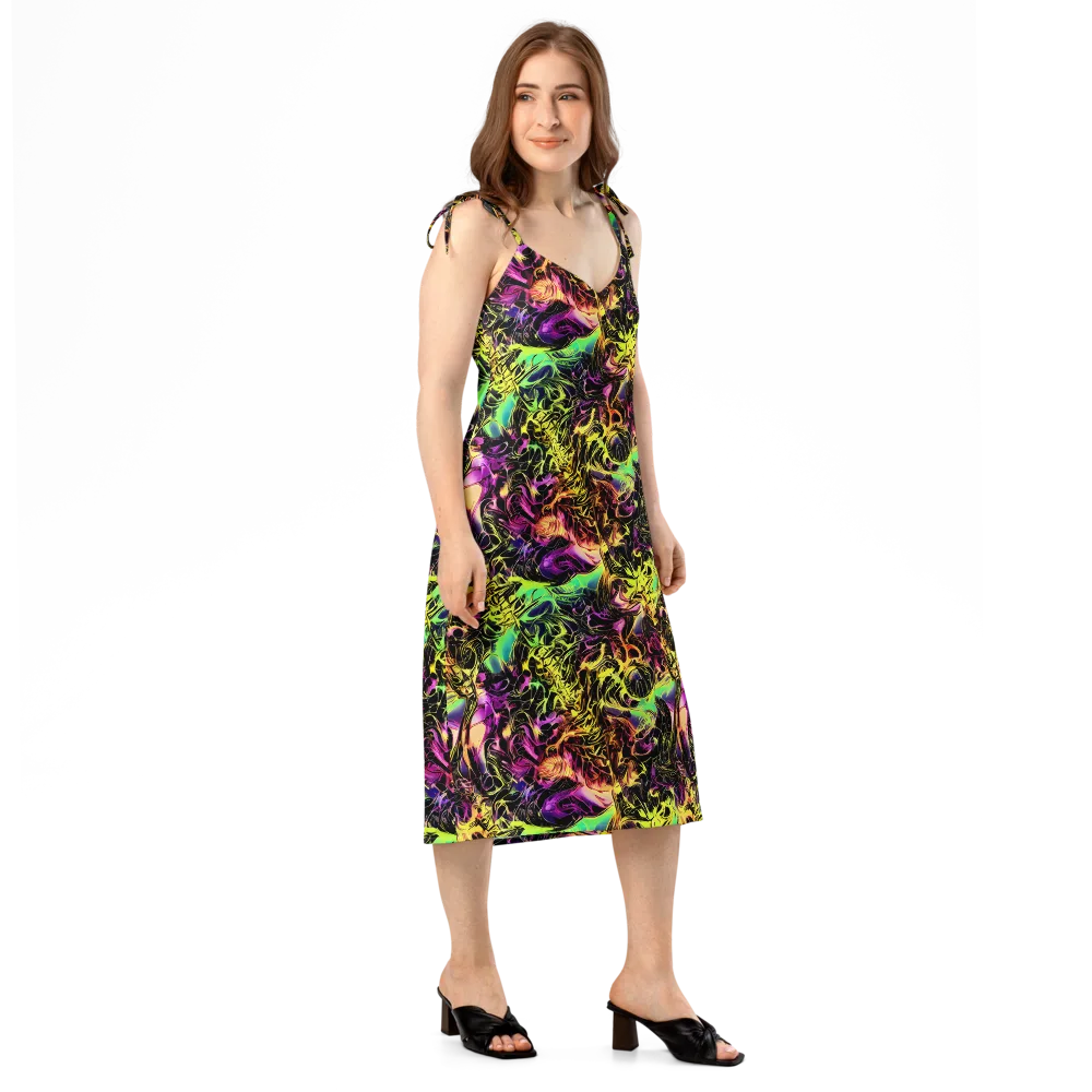 Hypercolor Wilds on Slip Dress — Right Front