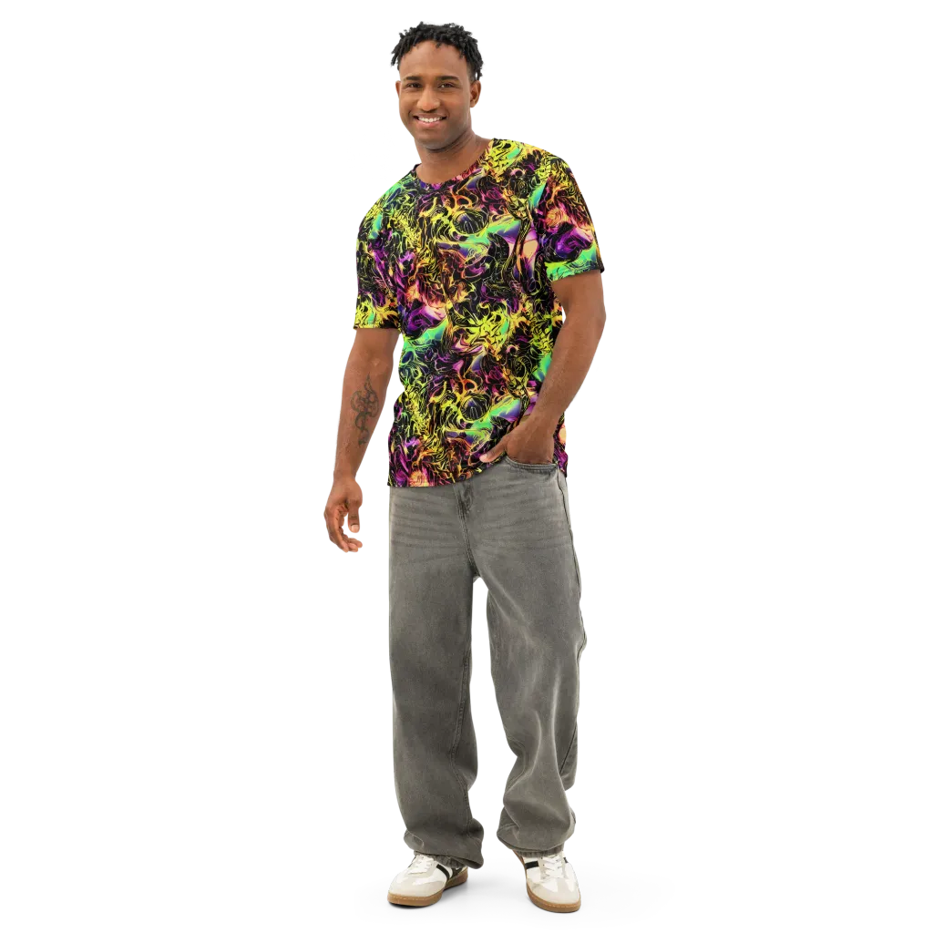 Hypercolor Wilds on Men's Cotton Crew Neck T-Shirt — Front