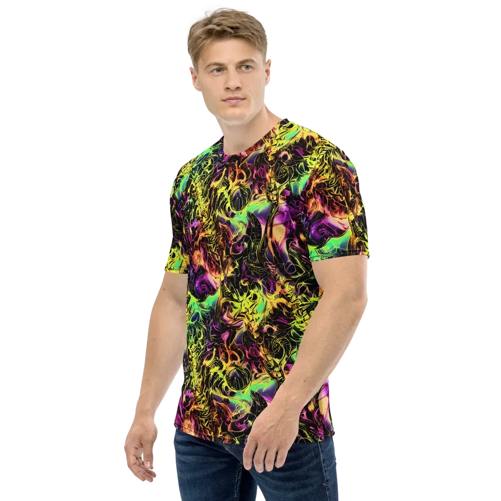 Hypercolor Wilds on Men's Crew Neck T-Shirt — Left