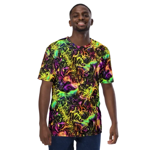 Hypercolor Wilds on a Men's Crew Neck T-Shirt