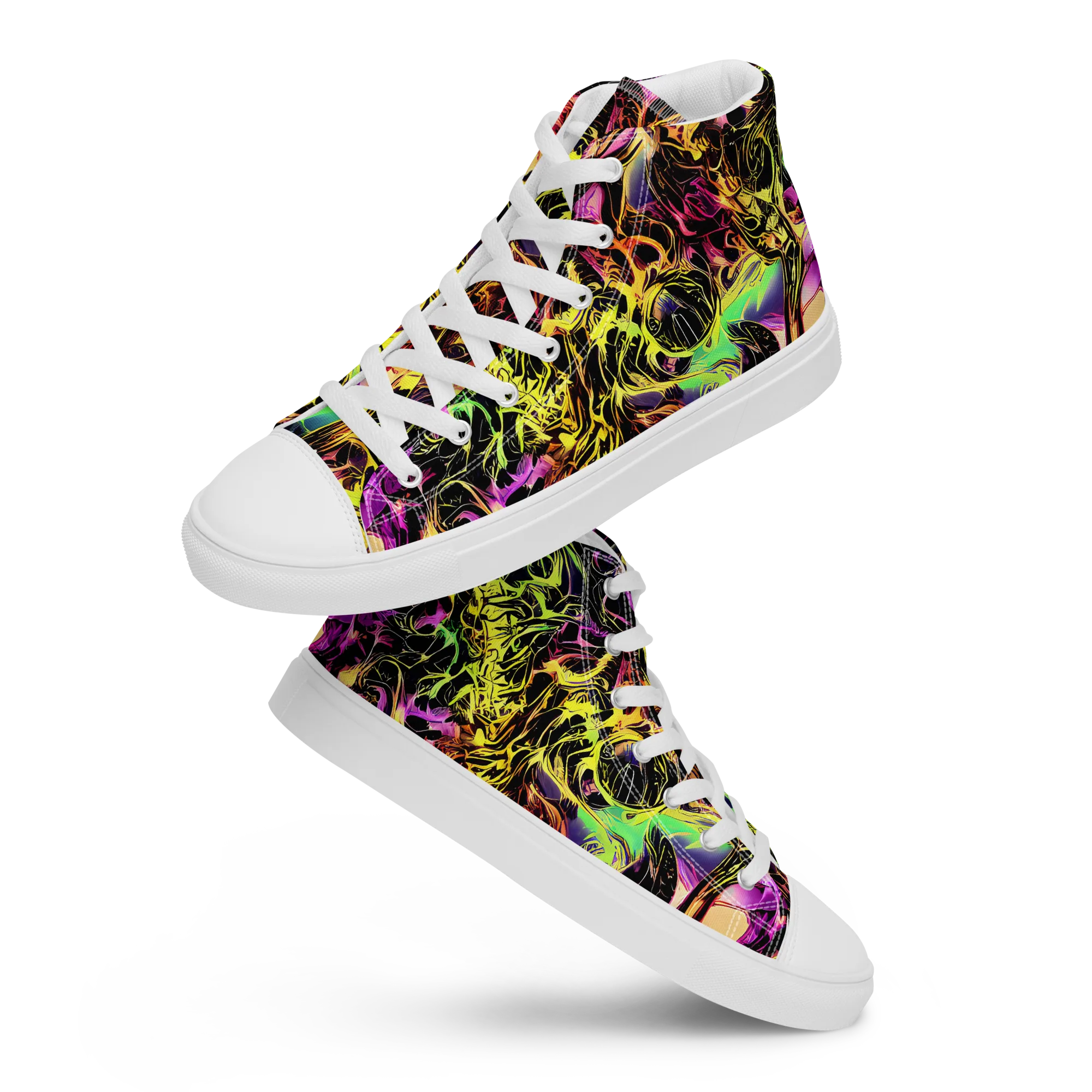 Hypercolor Wilds on Men's High Top Canvas Shoes — Front