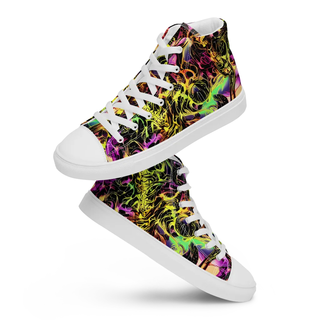 Hypercolor Wilds on Men's High Top Canvas Shoes — Front
