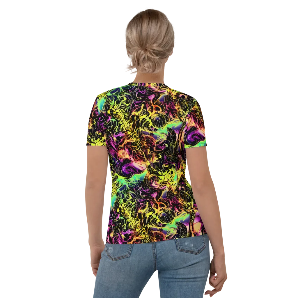 Hypercolor Wilds on Women's Crew Neck T-Shirt — Back