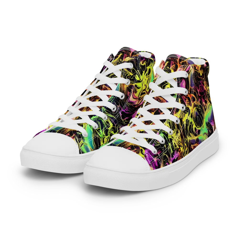 Hypercolor Wilds on Women's High Top Canvas Shoes — Left Front