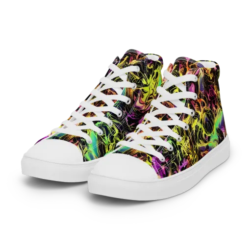 Hypercolor Wilds on a Women's High Top Canvas Shoes