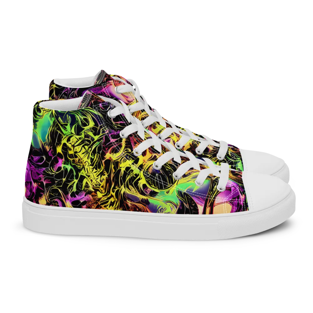 Hypercolor Wilds on Women's High Top Canvas Shoes — Right