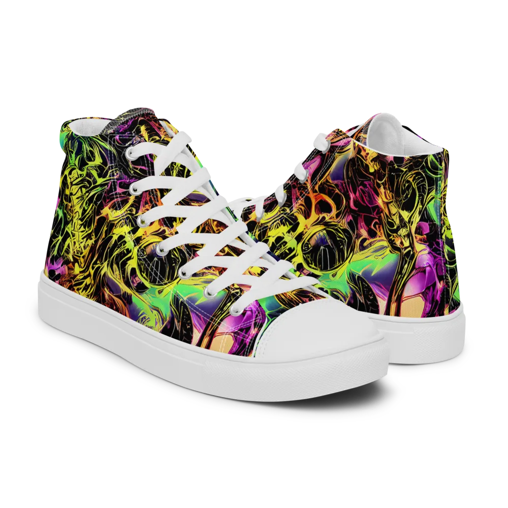 Hypercolor Wilds on Women's High Top Canvas Shoes — Right