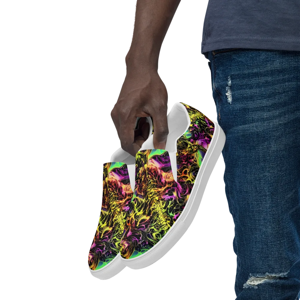 Hypercolor Wilds on Men's Slip-On Canvas Shoes — Left Front