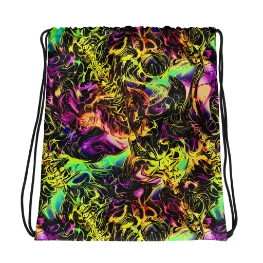 Hypercolor Wilds on a Drawstring Bag