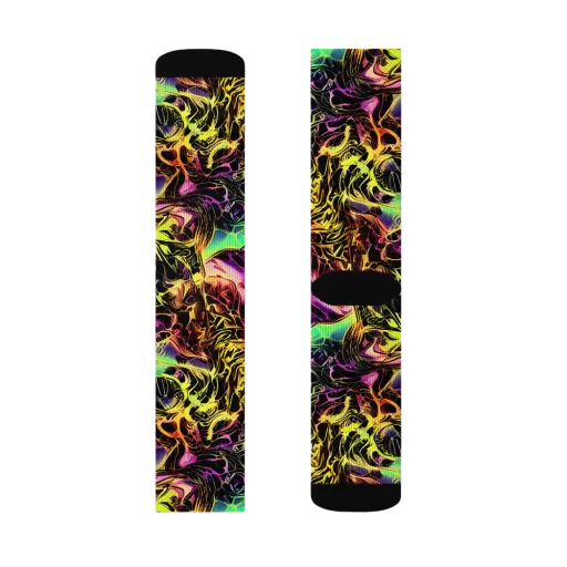 Hypercolor Wilds on a Socks