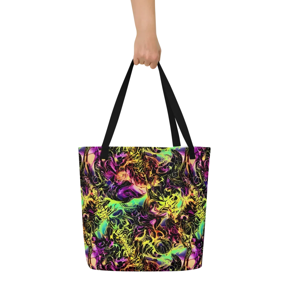 Hypercolor Wilds on Large Tote Bag W/ Pocket — Front