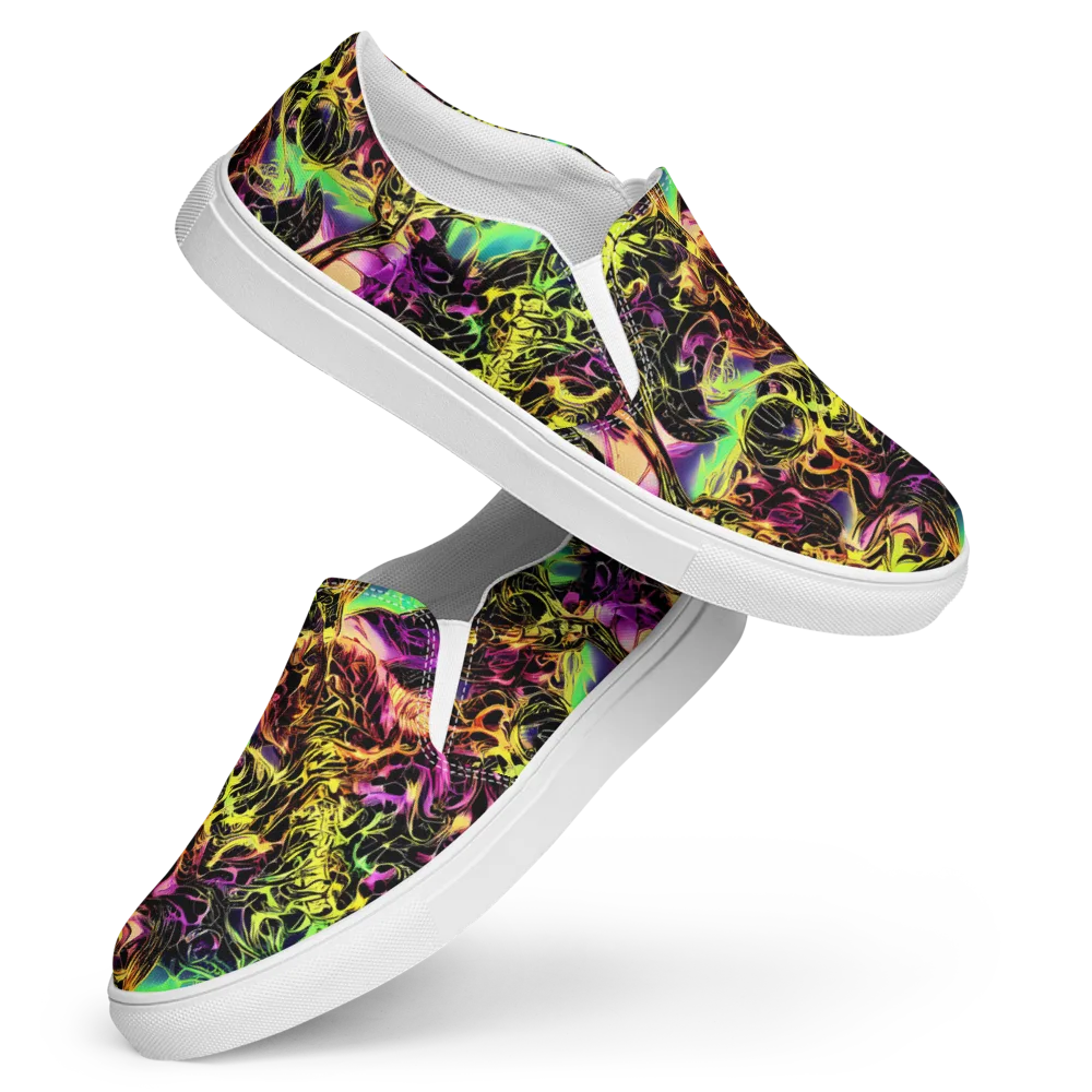 Hypercolor Wilds on Women's Slip-On Canvas Shoes — Front