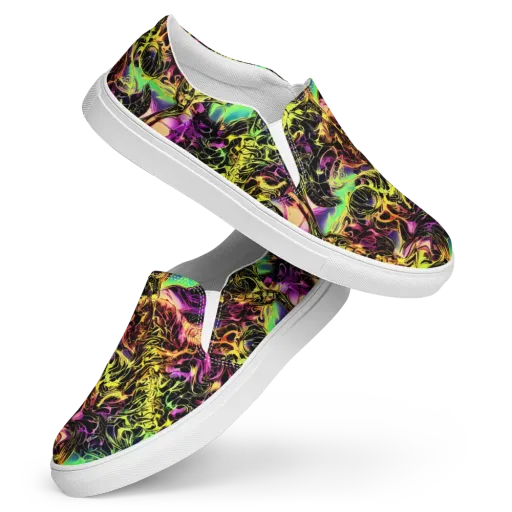 Hypercolor Wilds on a Women's Slip-On Canvas Shoes