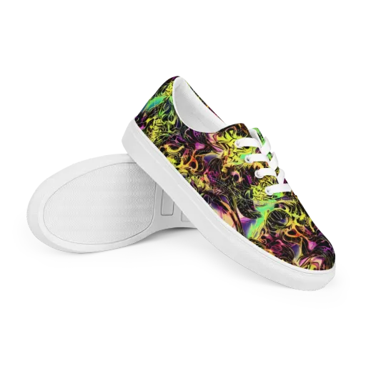 Hypercolor Wilds on a Men's Lace-Up Canvas Shoes