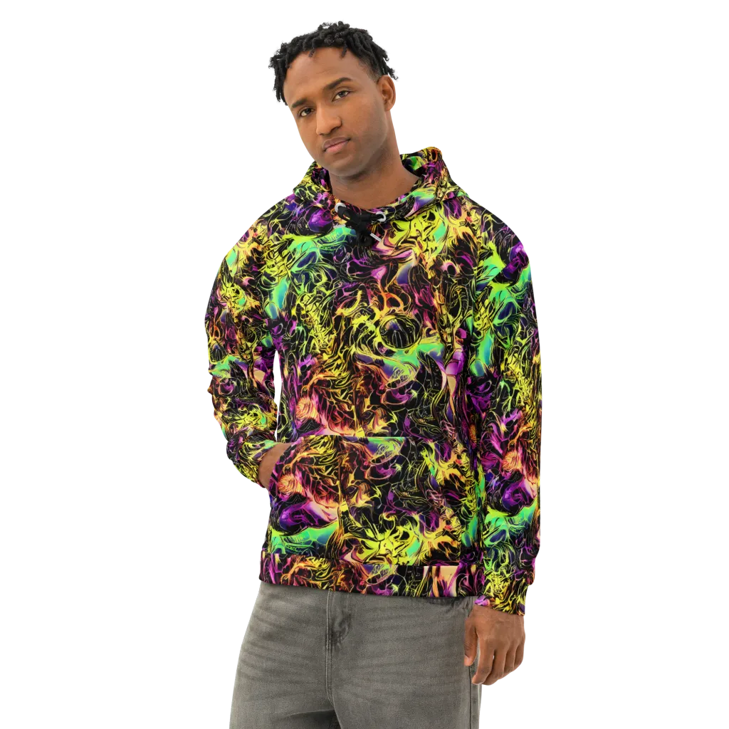 Hypercolor Wilds on Cotton Hoodie — Left Front