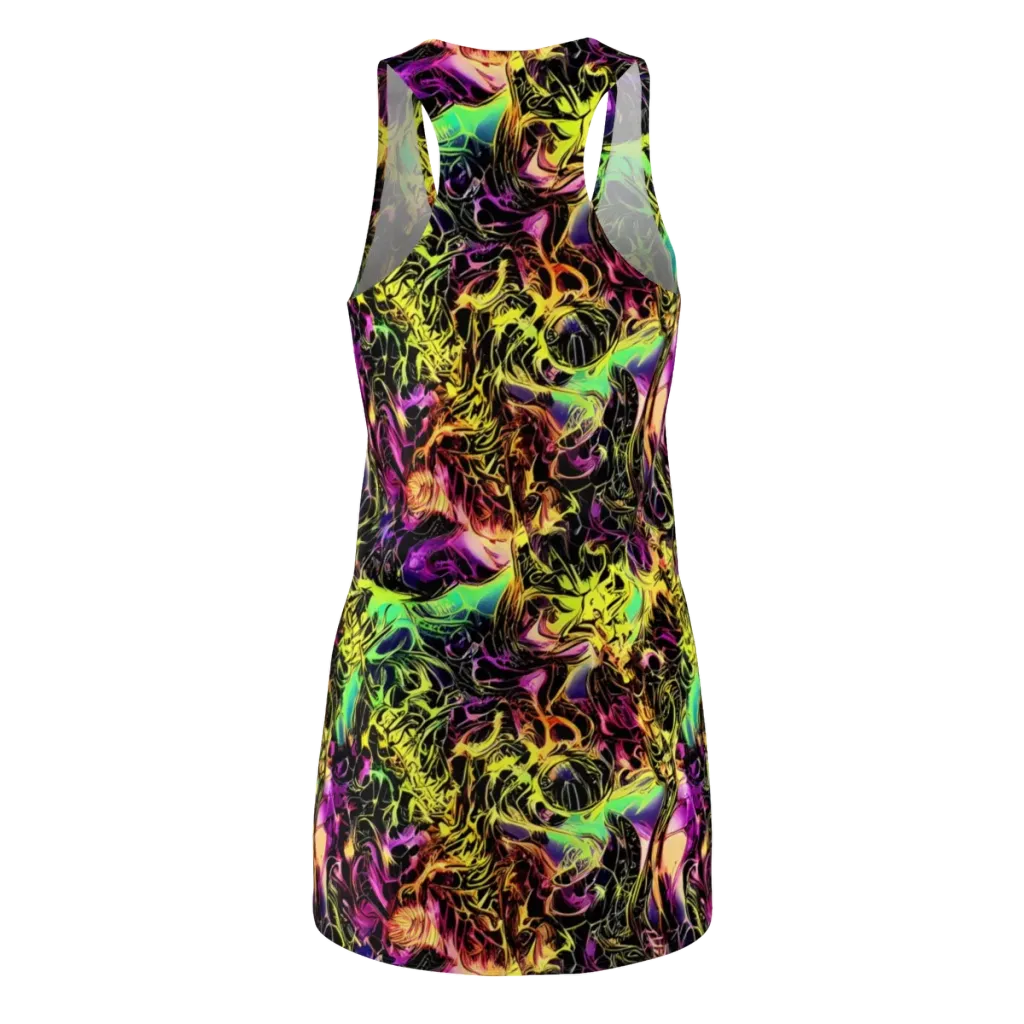 Hypercolor Wilds on Racerback Dress — Back