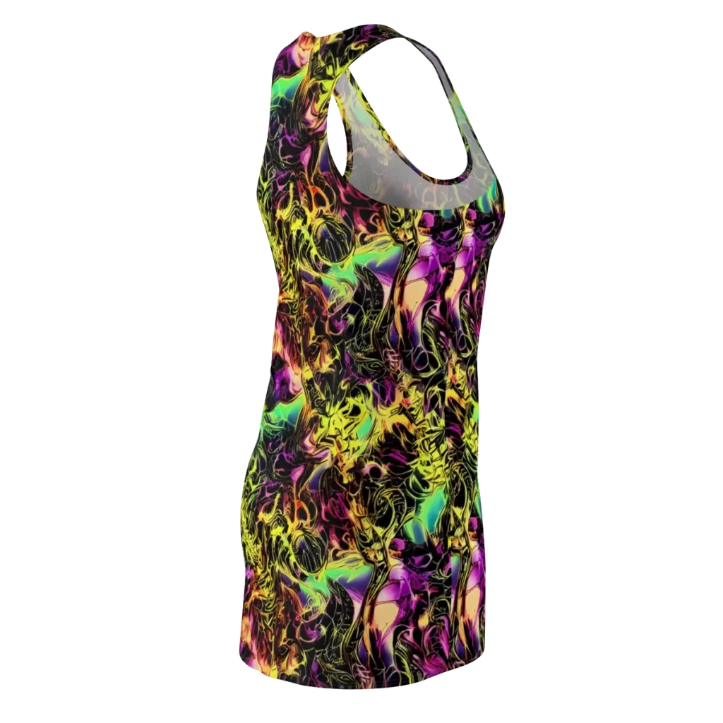 Hypercolor Wilds on Racerback Dress — Back Side