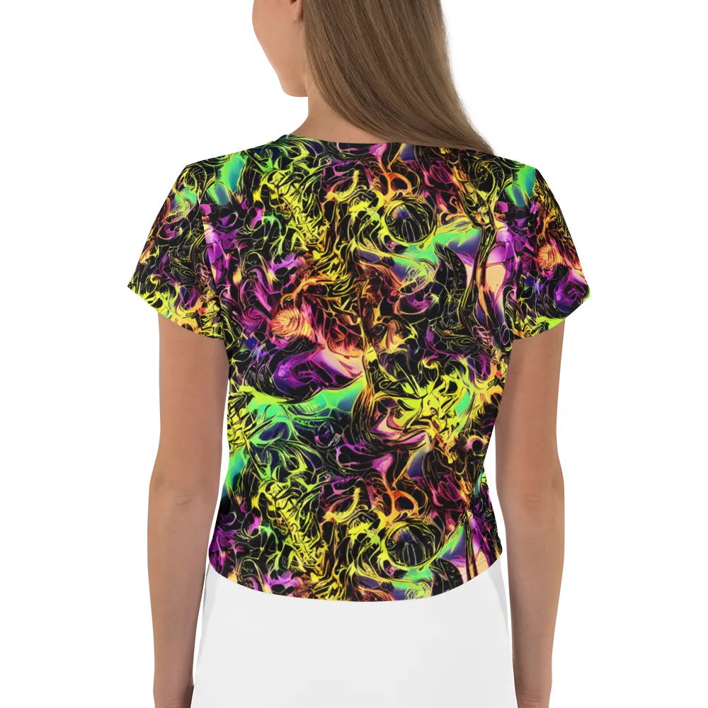 Hypercolor Wilds on Crop Tee — Back