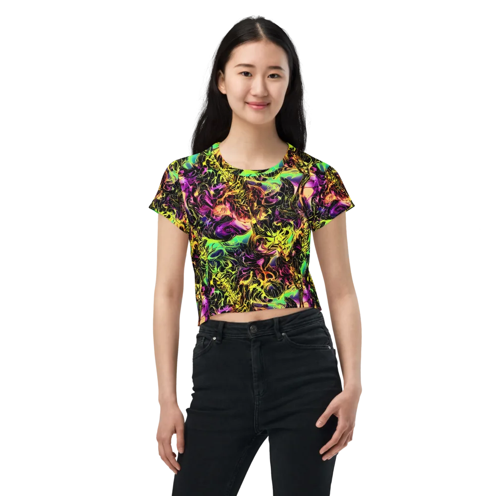 Hypercolor Wilds on Crop Tee — Front