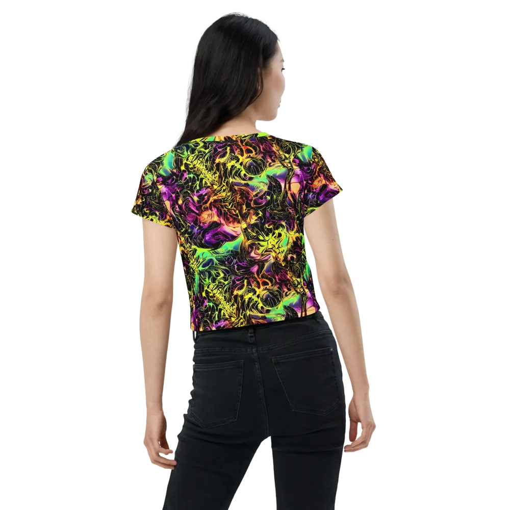 Hypercolor Wilds on Crop Tee — Back