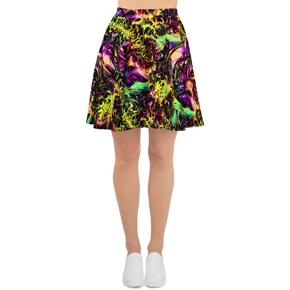 Hypercolor Wilds on Skater Skirt — Front