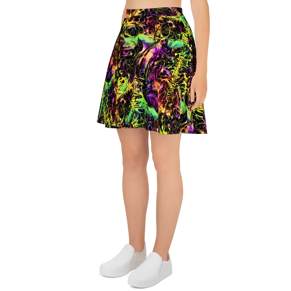 Hypercolor Wilds on Skater Skirt — Left